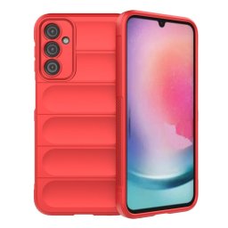 Hurtel Magic Shield obal, Samsung Galaxy A24 4G, červený