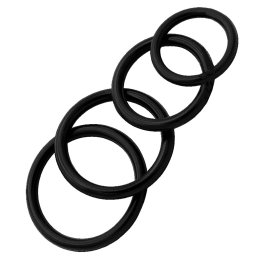 696 Lovetoys Hard Power Potent 4-Ring Set