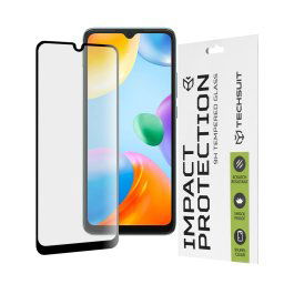 Techsuit 111D Tvrdené sklo, Xiaomi Redmi 10C, čierne