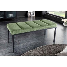 LuxD Dizajnová lavica Bailey 80 cm zelený menčester
