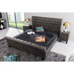 LuxD Dizajnová posteľ Viviano 180 x 200 cm tmavosivá