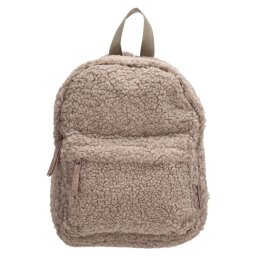 Svetlohnedý huňatý vintage batoh „Teddy“