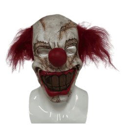 Klaun Pennywise maska na tvár - pre deti aj dospelých na Halloween či karneval