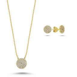 Olivie Sada strieborných šperkov GOLD 7810