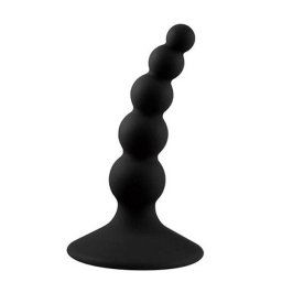 Lure Me Beaded Anal Plug Black 1