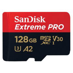 SanDisk Extreme PRO 128GB microSD card SDSQXCD-128G-GN6MA
