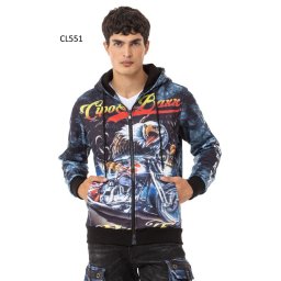 Cipo & Baxx mikina CL551 dark blue