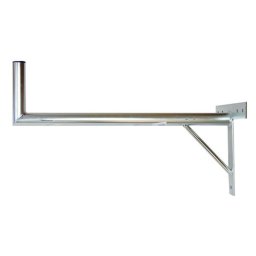 Anténny držiak 100 na stenu sa vzperou priemer 42mm výška 16cm žiar.