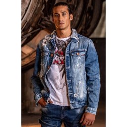 Cipo & Baxx riflová bunda CJ291