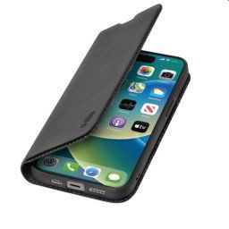Knižkové puzdro SBS Book Wallet Lite pre Apple iPhone 15, čierna TEBKLITEIP1561K