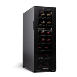 Klarstein Shiraz 18 Duo, chladnička na víno, 2 zóny, 58 l/18 fliaš, 5-18 / 5-18 °C, dotykové ovládanie