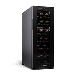 Klarstein Shiraz 18 Duo, chladnička na víno, 2 zóny, 53 l/18 fliaš, 5-18 / 5-18 °C, dotykové ovládanie