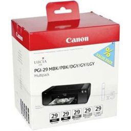 Kazeta CANON PGI-29 MBK/PBK/DGY/GY/LGY/CO Multi pack