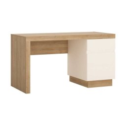 Písací stôl EXT GRABO LYOB01 dub riviera oak/biely lesk