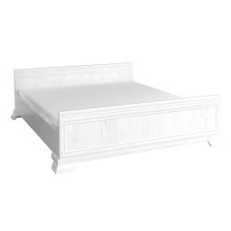 Manželská posteľ, 160x200, s roštom, sosna andersen, KORA KLS