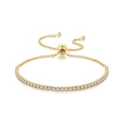 Olivie Strieborný náramok GOLD 7900