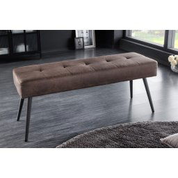 LuxD Dizajnová lavica Bailey 100 cm hnedá
