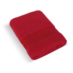 Froté uterák 50x100cm prúžok 450g červená