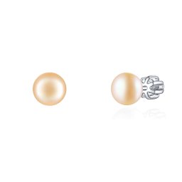 Olivie Stříbrné 6mm PERLY PEACH 7983