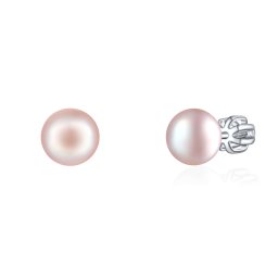 Olivie Stříbrné 7mm náušnice PERLY PINK 7985