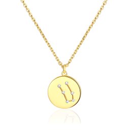 Olivie Strieborný náhrdelník BLÍŽENCI GOLD 8015