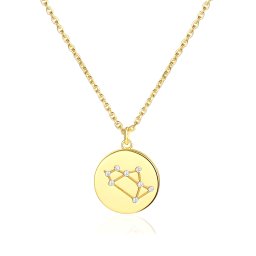 Olivie Strieborný náhrdelník STRELEC GOLD 8021