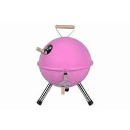Záhradný vonkajší Mini BBQ gril ružový