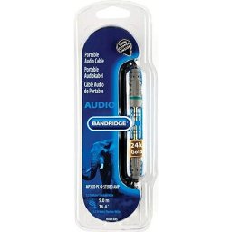 Audio kábel 3,5 mm JACK stereo-3,5 mm/ JACK stereo 3,5mm, 5m Bandridge