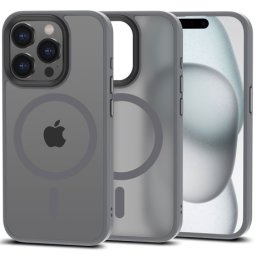 Tech-Protect Magmat MagSafe kryt na iPhone 15 Pro Max, šedá