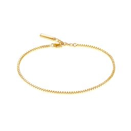 Olivie Strieborný náramok BOX MAX GOLD 8067