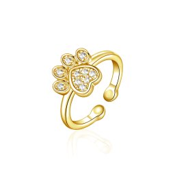 Olivie Detský prstienok LABKA GOLD 8099