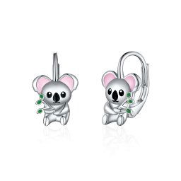 Olivie Strieborné náušnice KOALA 8112