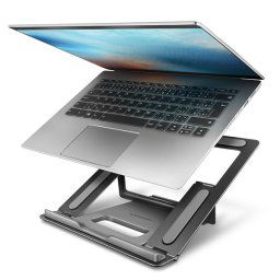 AXAGON STND-L, hliníkový stojan pre notebooky 10" - 16", 4 nastaviteľné uhly STND-L