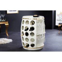 LuxD Regál na víno Winebar 66 cm biely
