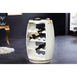 LuxD Regál na víno Winebar 63 cm biely