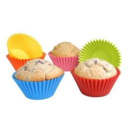 Silikónové košíčky na pečenie muffinov košíčky forma 6 kusu