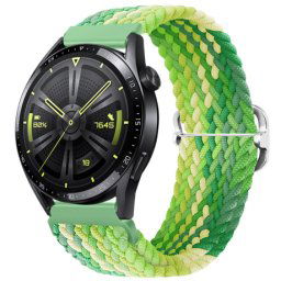 BStrap Elastic Nylon remienok na Xiaomi Amazfit GTR 42mm, lime (SSG024C1003)
