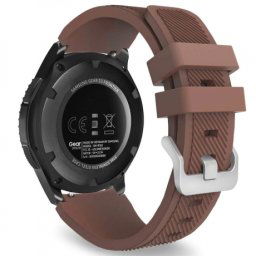 BStrap Silicone Sport remienok na Huawei Watch GT 42mm, brown (SSG006C0402)
