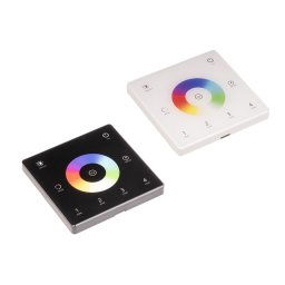 T-LED DimLED bezdrôtový nástenný ovládač SLIM RGB a RGBW 4-kanálový Vyberte farbu: Čierna 069313