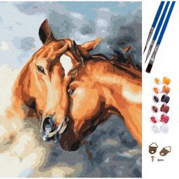 Maľovanie podľa čísel Kone 47 × 58 cm