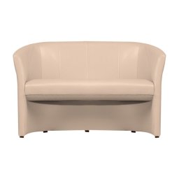 Kondela Dvojkreslo klubové, béžová ekokoža, CUBA
