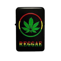 Benzínový zapaľovač Reggae + Možnosť Gravírovania + Benzín Zadarmo
