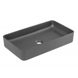 Umývadlo na dosku, 61cm, sivé, SLIM 2 UM 6275 61