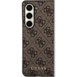Guess 4G Charms Zadný Kryt pre Samsung Galaxy Z Fold5 Brown GUHCZFD5GF4GBR