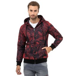 Cipo & Baxx mikina CL559 burgundy