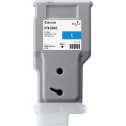 Kazeta CANON PFI-206C Cyan pre iPF 6400/6400s/6450 (300ml)