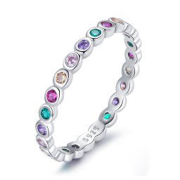 Olivie Strieborný prstienok COLORS 5021 Velikost prstenů: 8 (EÚ: 57 – 58)