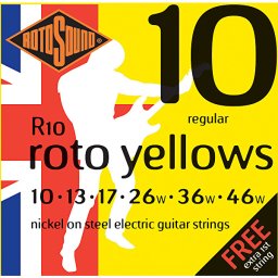 Struny na elektrickú gitaru 10-56 R10 Rotosound niklové