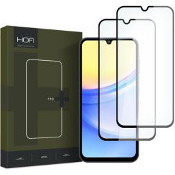 HOFI Glass Pro Full Screen 2x ochranné sklo na Samsung Galaxy A15 4G 5G / A25 5G, čierne