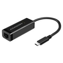 AXAGON ADE-SRC, USB-C 3.2 Gen 1 - Gigabit Ethernet sieťová karta, auto inštal, čierna ADE-SRC
